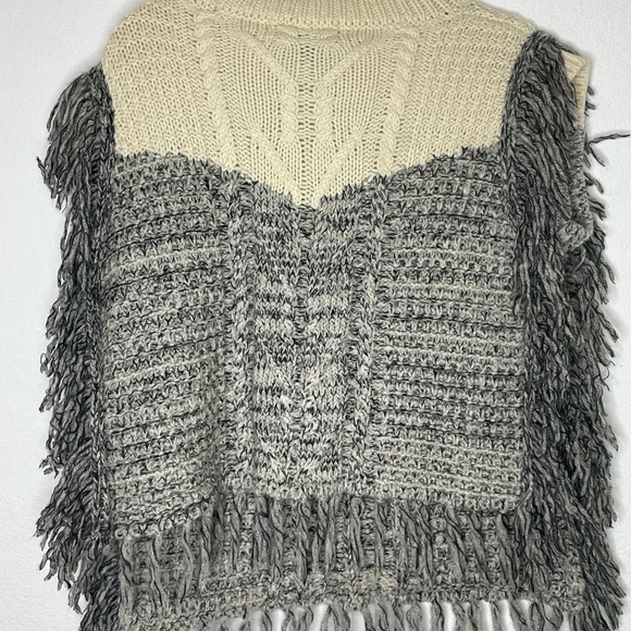Scotch & Soda sweater sz XS wool knit short sleeve fringe style 134715 - Picture 9 of 10